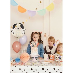 Ballon Aluminium H�lium Happy Birthday Chien � � 35 cm. n�1