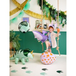 Ballon Aluminium H�lium Happy Birthday Brontosaure � � 35 cm. n�2