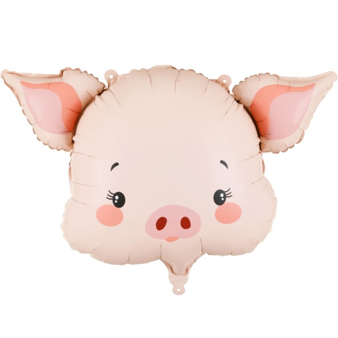 Ballon Aluminium Cochon � 61 cm 
