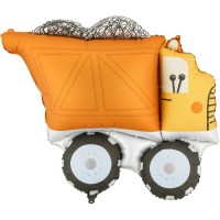 Ballon Aluminium G�ant Camion de Chantier � 87 cm