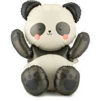 Ballon Aluminium G�ant Panda � 72 cm