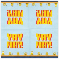 20 Serviettes Minions. n�1
