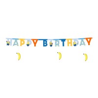 Guirlande Lettres Happy Birthday Minions