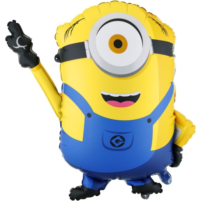 Ballon Aluminium G�ant Minions Mel � 72 cm 