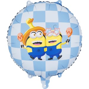Ballon Aluminium Hélium Minions – Ø35 cm