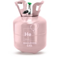 Bouteille d'H�lium Rose Clair � jusqu'� 20 ballons