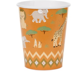 6 Gobelets Baby Safari