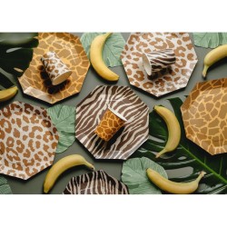 6 Gobelets Safari Chic. n°2