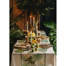 12 Serviettes Monstera Tropicales. n�3