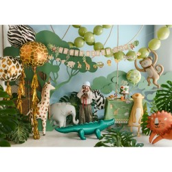 Ballon Aluminium H�lium Safari   Happy Birthday   � � 35 cm. n�2