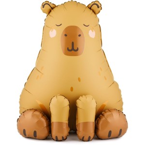 Ballon Aluminium H�lium G�ant Capybara � 80 cm