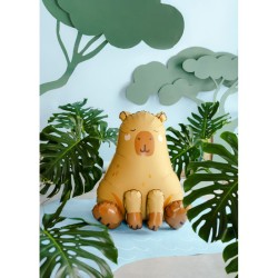 Ballon Aluminium Hélium Géant Capybara – 80 cm. n°1