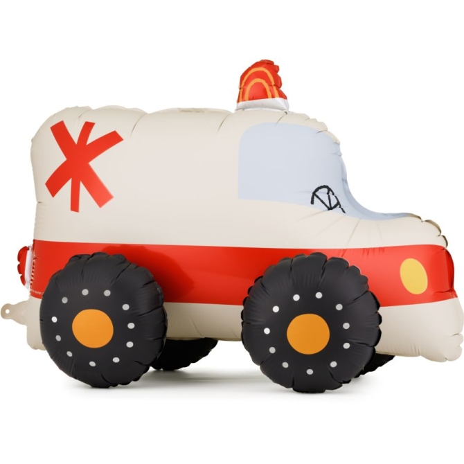 Ballon Aluminium H�lium G�ant Ambulance � 68 cm 