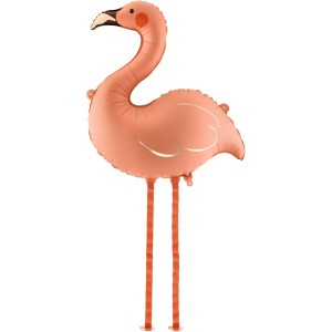 Ballon Aluminium Debout Flamant Rose � 67 cm
