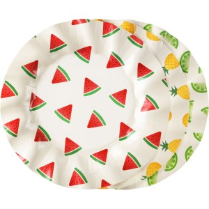 6 Assiettes Fruits