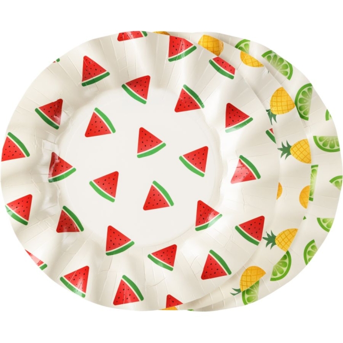 6 Assiettes Fruits