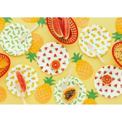 6 Assiettes Fruits. n°1