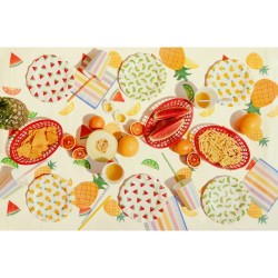 6 Assiettes Fruits. n°2