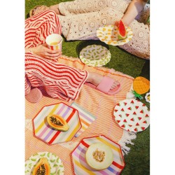 6 Assiettes Fruits. n°6