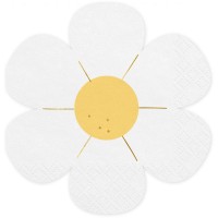 12 Serviettes Marguerite