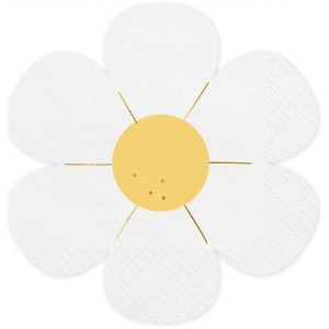 12 Serviettes Marguerite