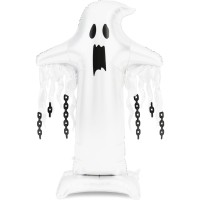 Ballon Aluminium Fant�me G�ant sur Pied � XXL � 165 cm