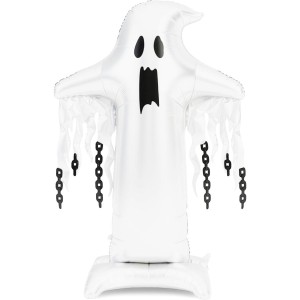 Ballon Aluminium Fant�me G�ant sur Pied � XXL � 165 cm