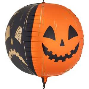 Ballon Aluminium � l'H�lium � Citrouilles Effrayantes � � 50 cm
