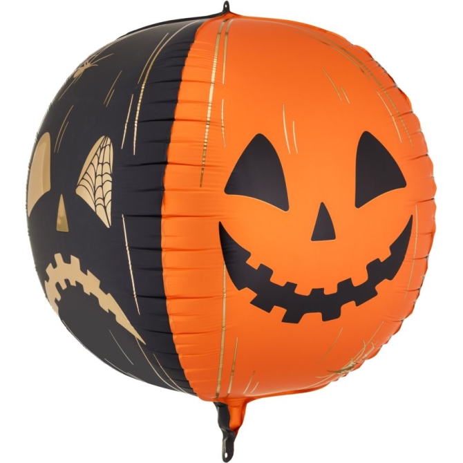 Ballon Aluminium � l H�lium � Citrouilles Effrayantes � � 50 cm 