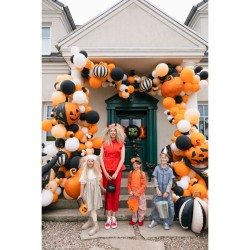 Ballon Aluminium � l H�lium � Citrouilles Effrayantes � � 50 cm. n�3