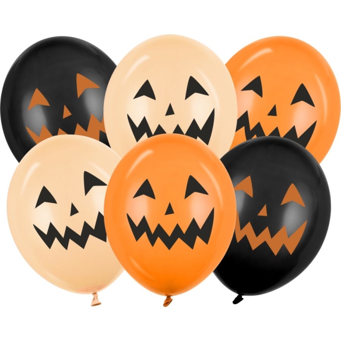 Bouquet de 6 Ballons � Citrouilles 