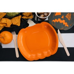 6 Assiettes Citrouille. n�6