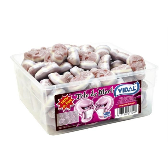 10 Bonbons Tte de Mort 