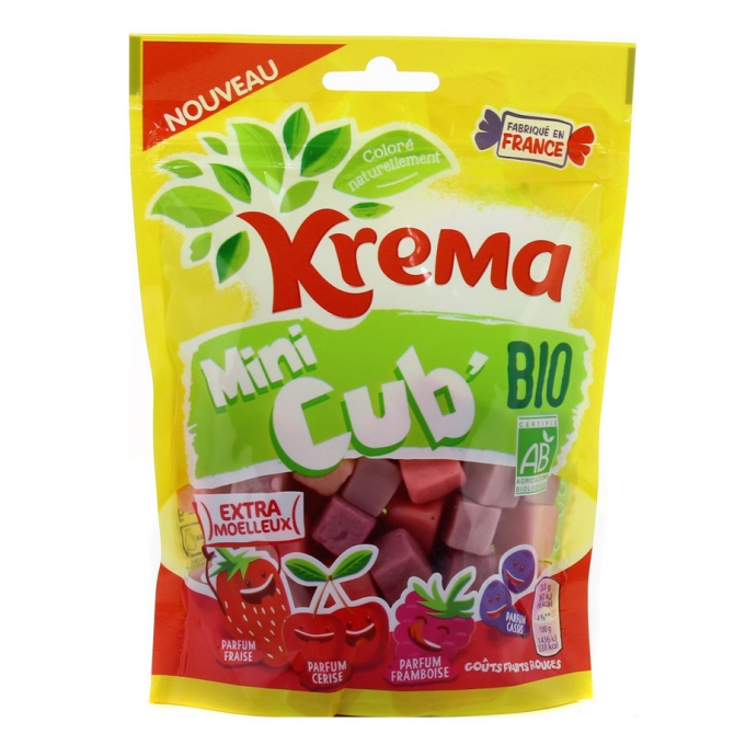 Krema Mini Cub Bio (30g) - Fruits Rouges 