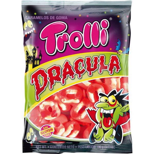 Sachet Mini Dentiers Dracula (sans Gluten) - 100 g 