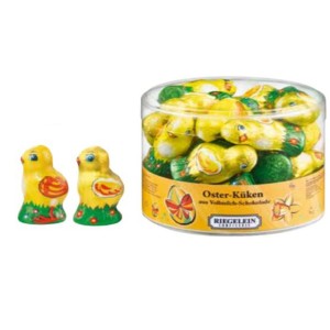 2 Mini Figurine Poussin en Chocolat au Lait 12g