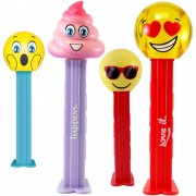 Distributeur PEZ Bonbons Emoji Caca Rose