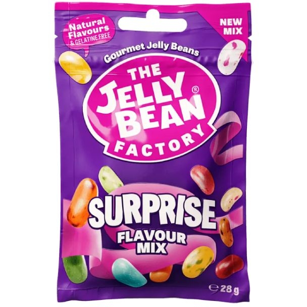 Jelly Bean Factory Surprise Flavour Mix 28g pour l'anniversaire de