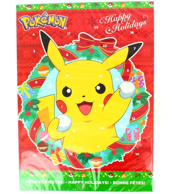 Calendrier de l Avent Pokmon - Chocolat 65g 