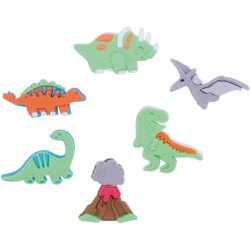 6 Décors en sucre - Dinosaure. n°2