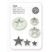 Set de 3 Emporte-pices - Etoile. n4