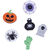 6 D�cors en sucre - Halloween