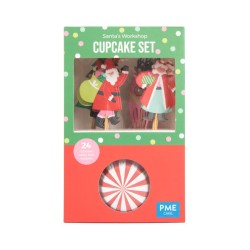 Kit 24 Caissettes et Dco Cupcakes - Atelier du Pre Nol. n3