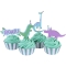 Kit 24 Caissettes et Déco Cupcakes - Dino Party images:#0