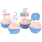 Kit 24 Caissettes et Déco Cupcakes - Baby images:#0