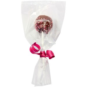 25 Sachets  Cake Pops Transparents avec Attaches