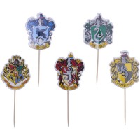 15 Cakes Toppers Harry Potter - Blason de Poudlard