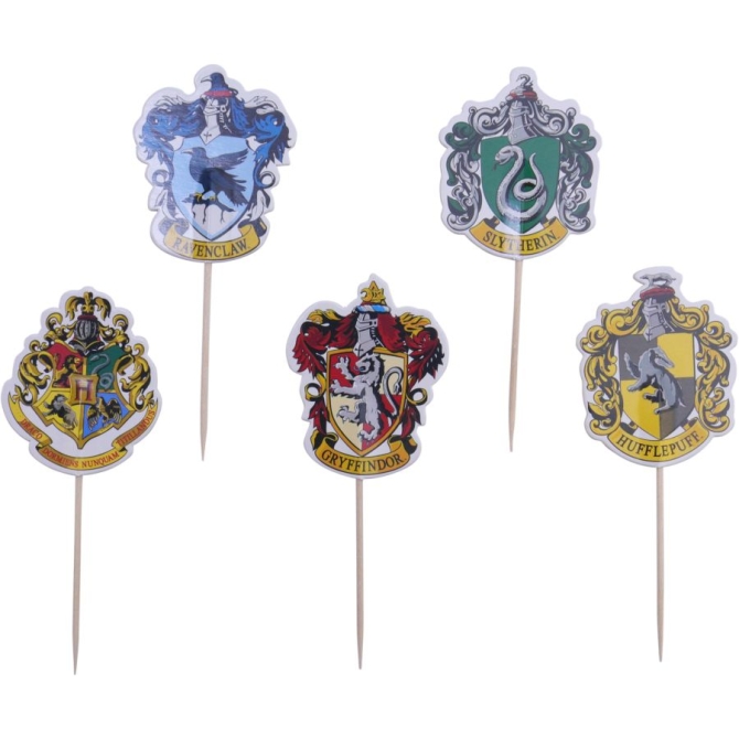 15 Cakes Toppers Harry Potter - Blason de Poudlard 