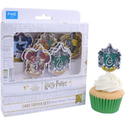 15 Cakes Toppers Harry Potter - Blason de Poudlard. n2