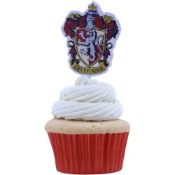 15 Cakes Toppers Harry Potter - Blason de Poudlard. n3